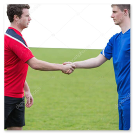 Fairplay-Handshake nach dem Spiel